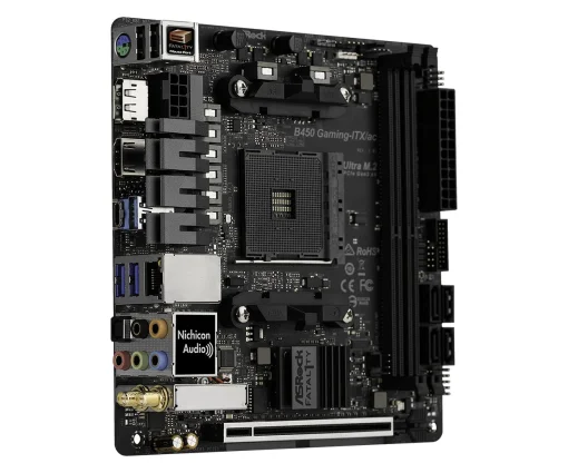 Материнская плата ASRock B450 Gaming-ITX/AC Socket AM4